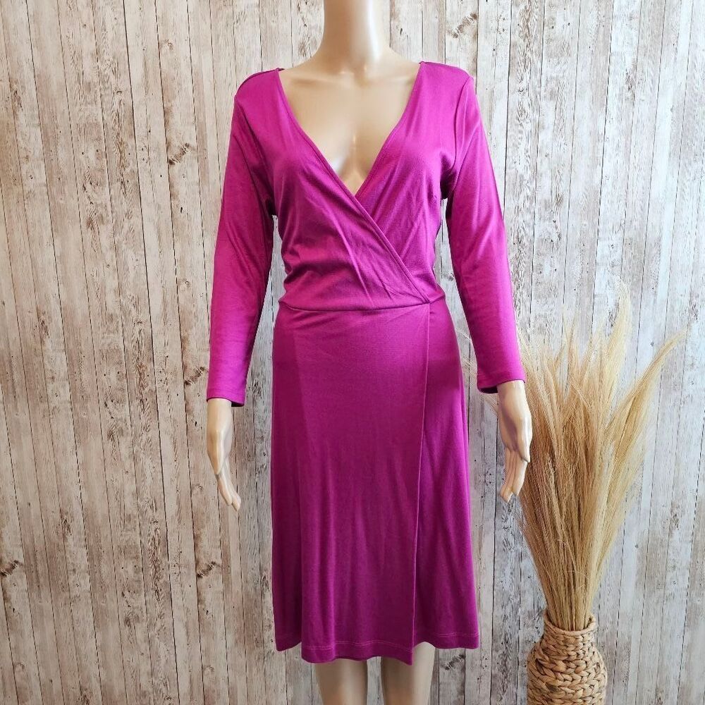 Women's Ann Taylor Magenta Dress Size 6